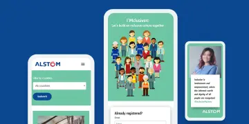 Vue responsive application web sur mesure  Alstom