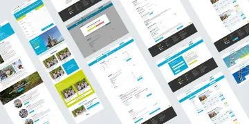 templates Web Design et UI/UX Parkatem