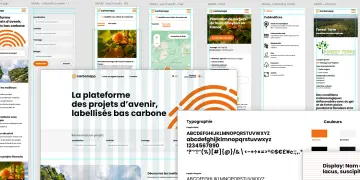 Ux et web design de l'interface d'un site web