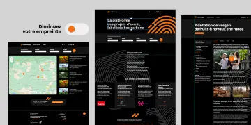 Eco-conception, dark mode interface web
