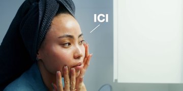 Extrait du film corporate Tereos : une femme applique une crème hydratante, symbole d’un produit du quotidien